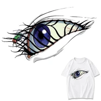 fashion eye patches thermal stickers on clothes iron on transfers for clothing thermoadhesive patch diy applique for t shirt