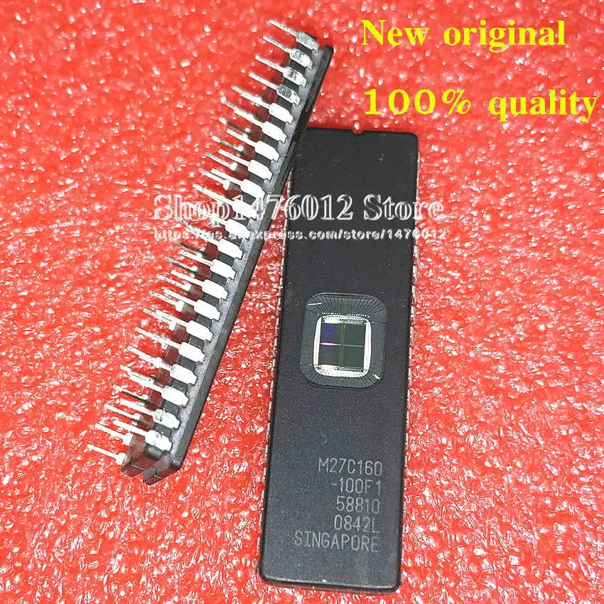 10 шт./лот M27C160 100F1 27C160 Крис 120F1 50F1 IC 1 M X 16 UVPROM 100 ns CDIP42 Новый оригинальный 100%