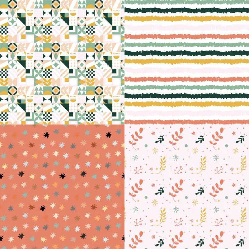 Бумага для скрапбукинга с изображением лисы в лесу 24 листа рукоделия