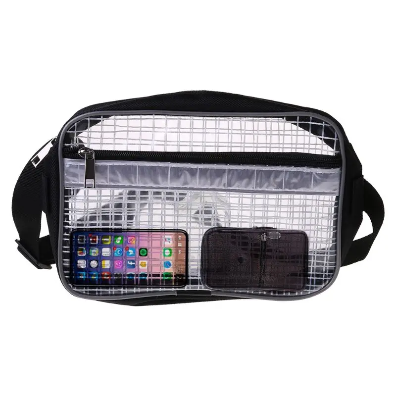 

Anti-Static Cleanroom Clear Tool Bag Full Cover Pvc For Engineer Waist Bag Fanny Pack K5DA