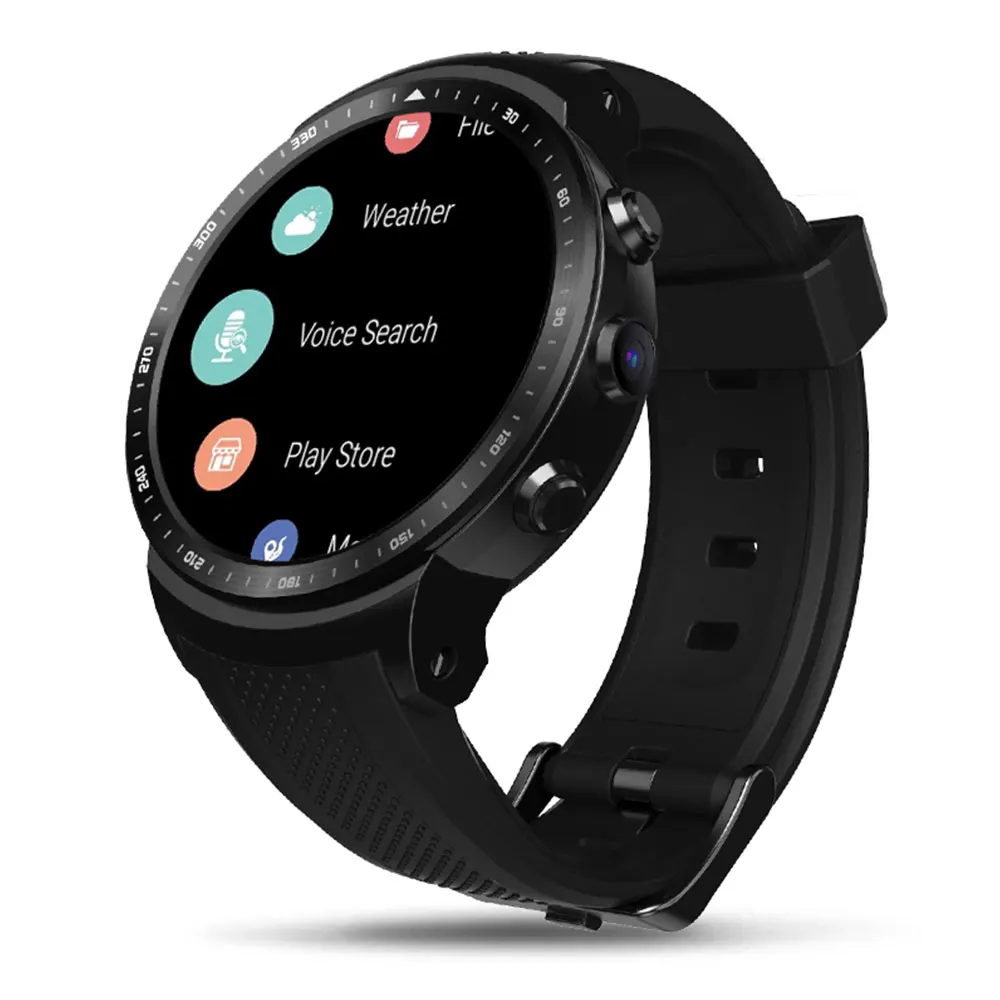 Zeblaze THOR Dual Chipset 3G Smart Watch LTE Global Bands 8MP Front Camera 2G+16G ROM WIFI GPS 1.53'' AMOLED Smartwatch Phone |