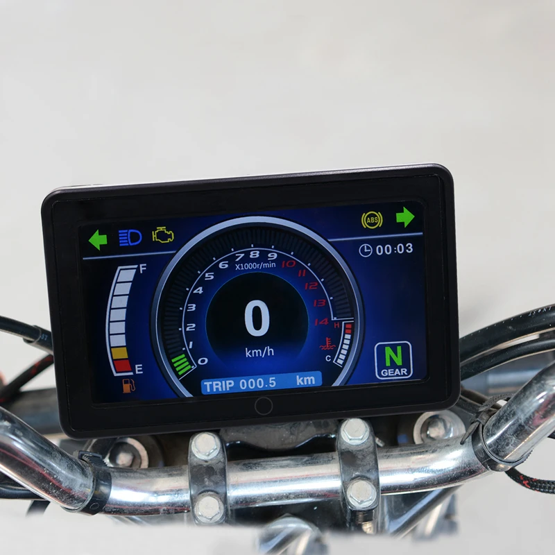 LMoDri Эксклюзивный новый мотоцикл 12 В Полный ЖК водонепроницаемый инструмент