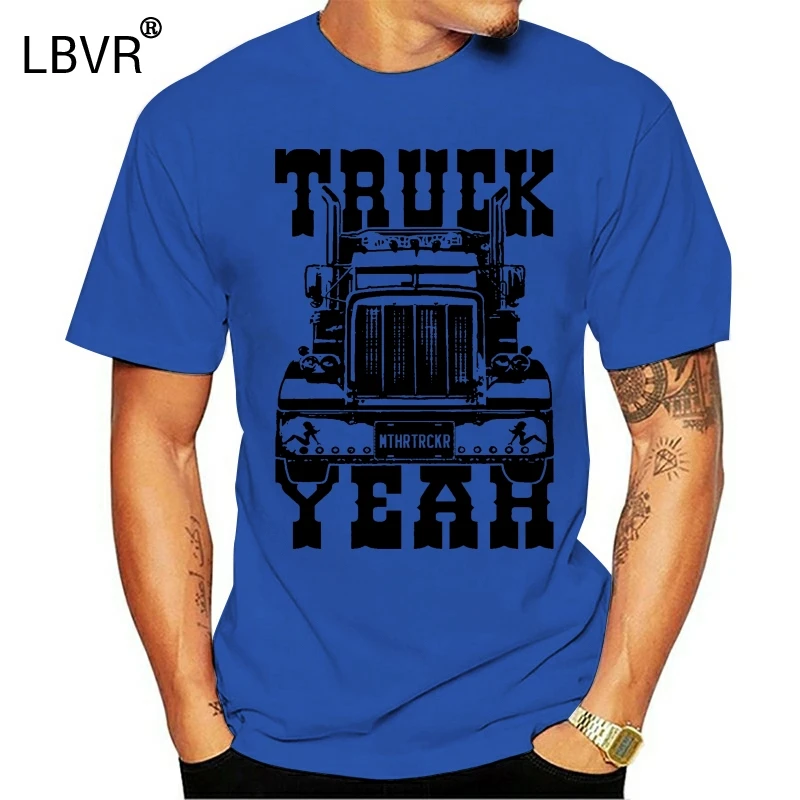 Топы крутая футболка с принтом грузовик да для мамы водителя грузовика шапка