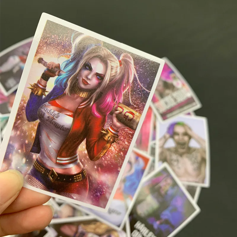25Pcs Harley Quinn stickers bomb Suicide Squad Sticker For Snowboard book Luggage Car Fridge Laptop guitar Joker | Игрушки и хобби