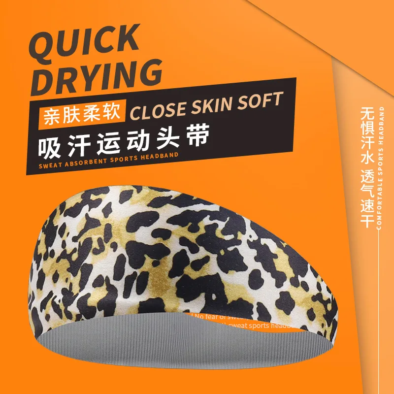 

Sports Headband Elastic Wicking Men and Women Headband Cycling Yoga Running Fitness Exercise Sweat Band Headwear Sports Safety