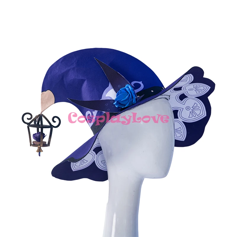 

CosplayLove Game Genshin Impact Lisa Cosplay Costume Cute Purple Dress With Hat For Girl Halloween Christmas