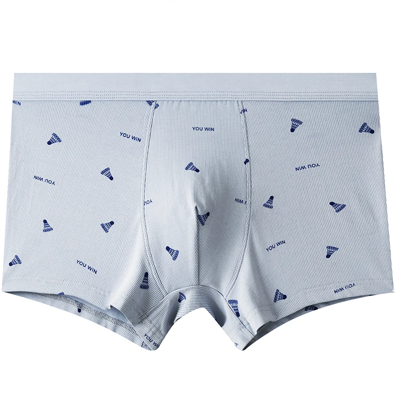 Мужские шорты 4 шт./партия нижнее белье мягкие боксеры 100% хлопок мужские