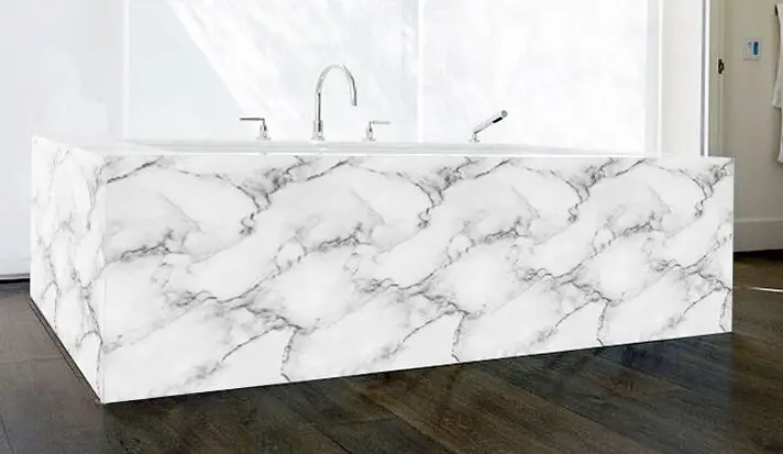 Imitation marble wallpaper kitchen table top toilet self adhesive waterproof floor decoration wall sticker | Обустройство дома