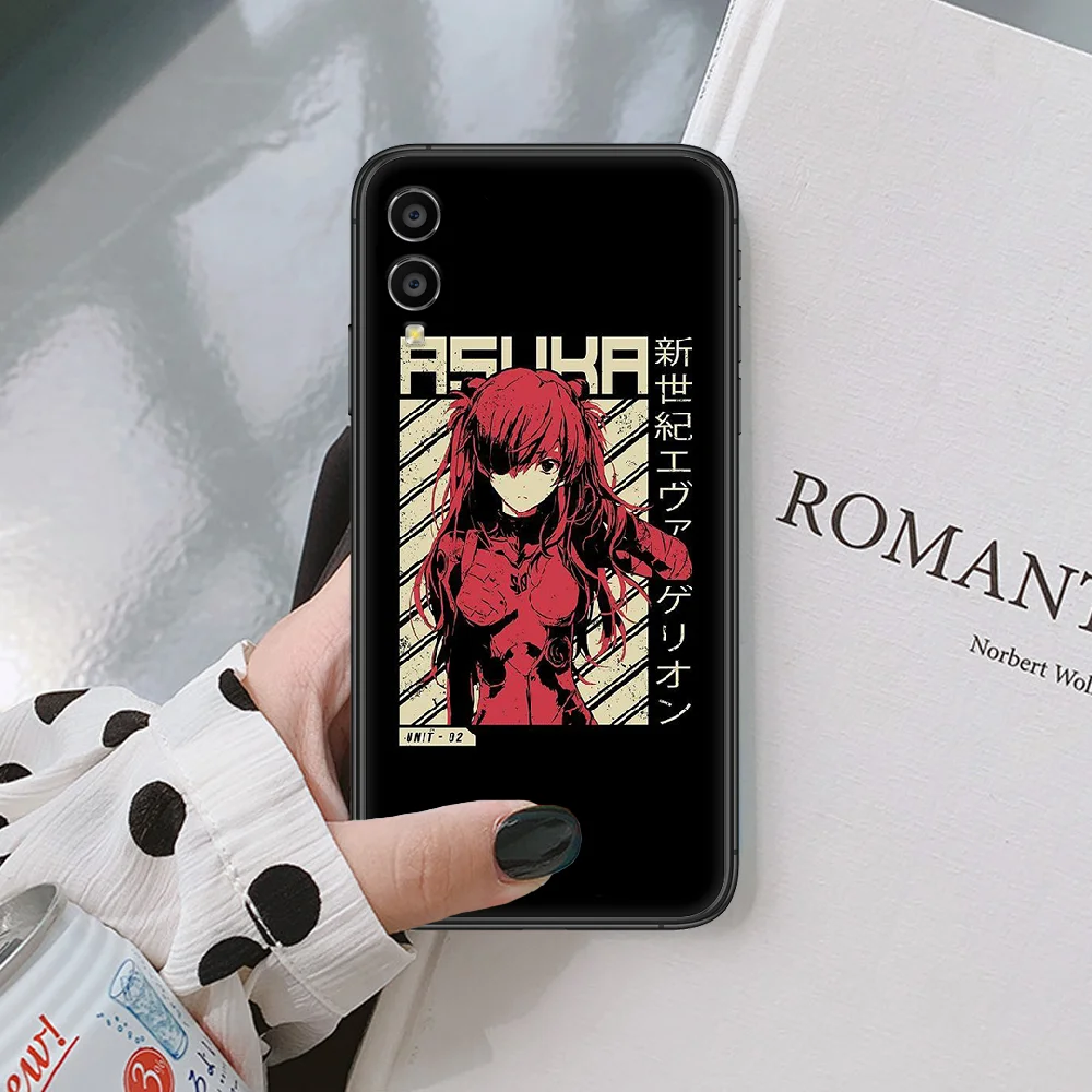 

EVA Ayanami Rei Soryu Anime Phone Case For Huawei Honor 6A 7A 7C 8 8A 8X 9 9X 10 10i 20 Lite Pro Play black Bumper Luxury