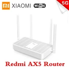 Новый Xiaomi Redmi маршрутизатор AX5 Wi-Fi 6 2,4G 5G двухчастотный ячеистой сети Wi-Fi ретранслятор 4 антенны с высоким коэффициентом усиления сигнала расширитель