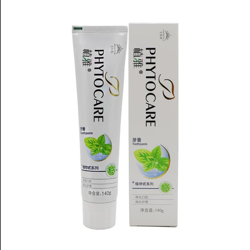 Зубная паста с перечной мятой для удаления желтого Тартара сияния и