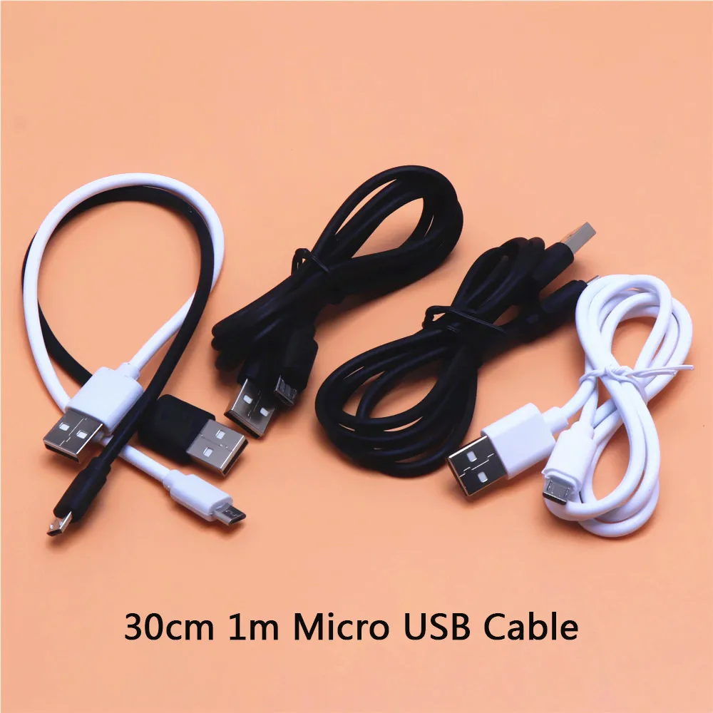 

30cm 1m Micro USB Cable For Sumsung Xiaomi Huawei Android Tablet 2A Date Cord Wire Fast Charging Mobile Phone Charger Cables