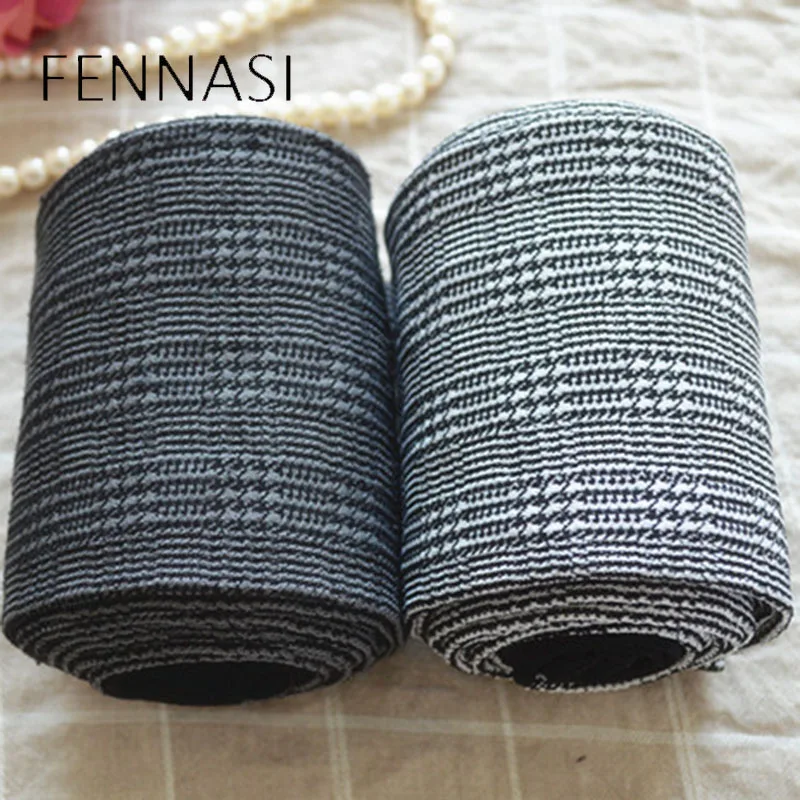 FENNSAI/женские теплые колготки с рисунком гусиная лапка Модные Колготки сезон