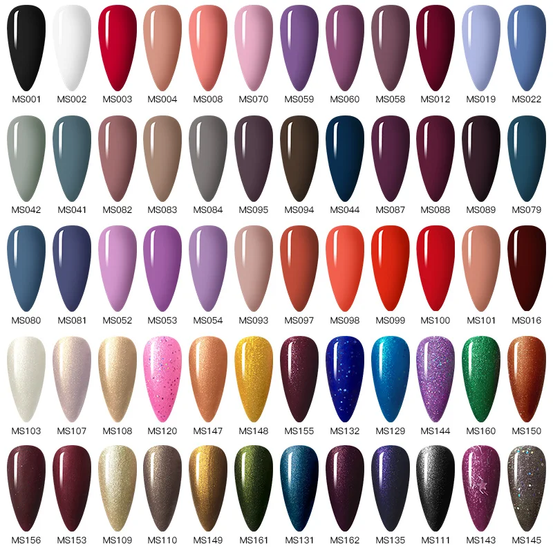 MSRUIOO 5 мл набор гель-лаков для ногтей маникюра акриловый Гибридный лак