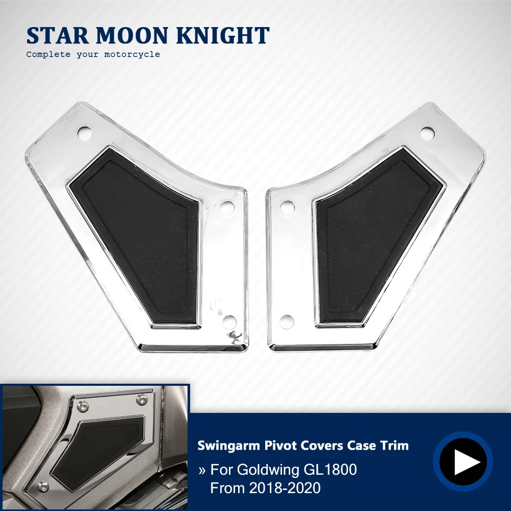 

For HONDA Goldwing GL1800 2018 2019 2020 Chrome Motorcycle Accessories Swingarm Pivot Covers Case Trim