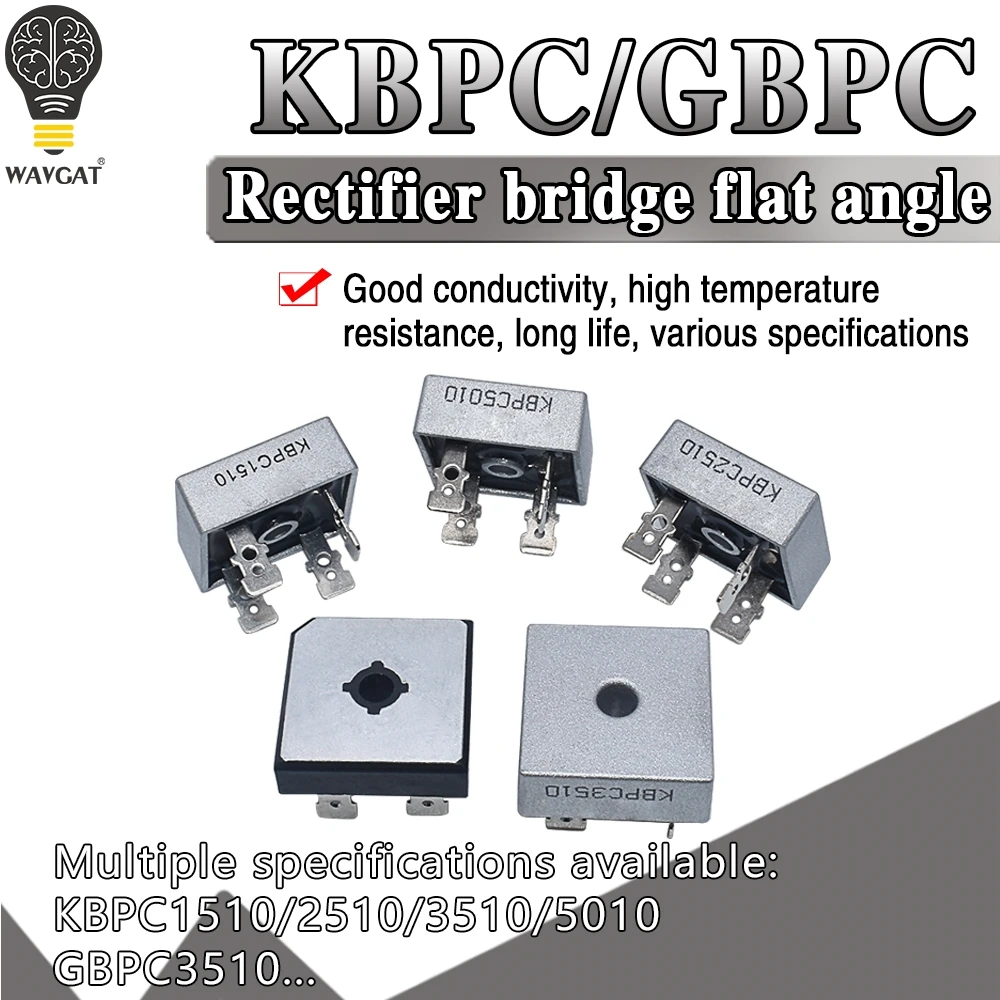 KBPC5010 KBPC3510 свая выпрямителя моста KBPC1010/1510/2510/610 GBPC3510 выпрямитель диодного