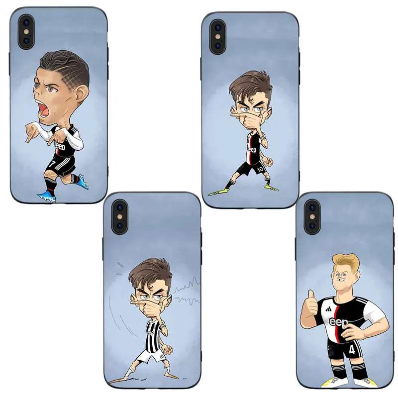 Модный мягкий силиконовый чехол для телефона Football Ronaldo Dybala Deligt из ТПУ Iphone 5/6/6S/7/8