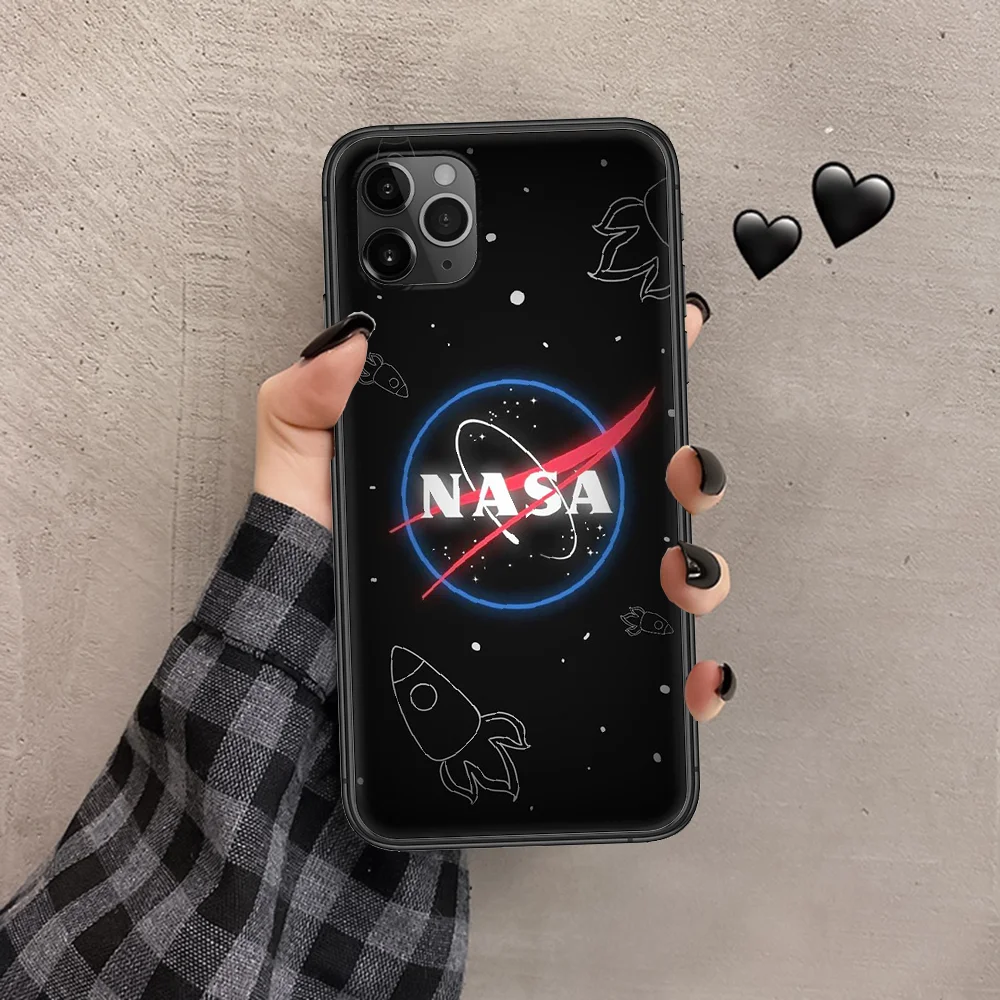 

Space NASAs Sky Phone Case Cover Hull For iphone 5 5s se 2 6 6s 7 8 12 mini plus X XS XR 11 PRO MAX black 3D coque luxury funda