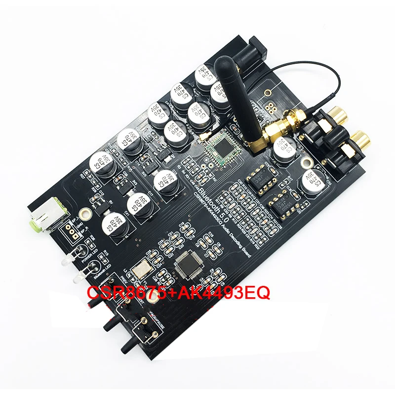 Nvarcher LDAC CSR8675 Bluetooth 5 0 приемник декодер аудио Плата AK4493 DAC декодирование с антенной