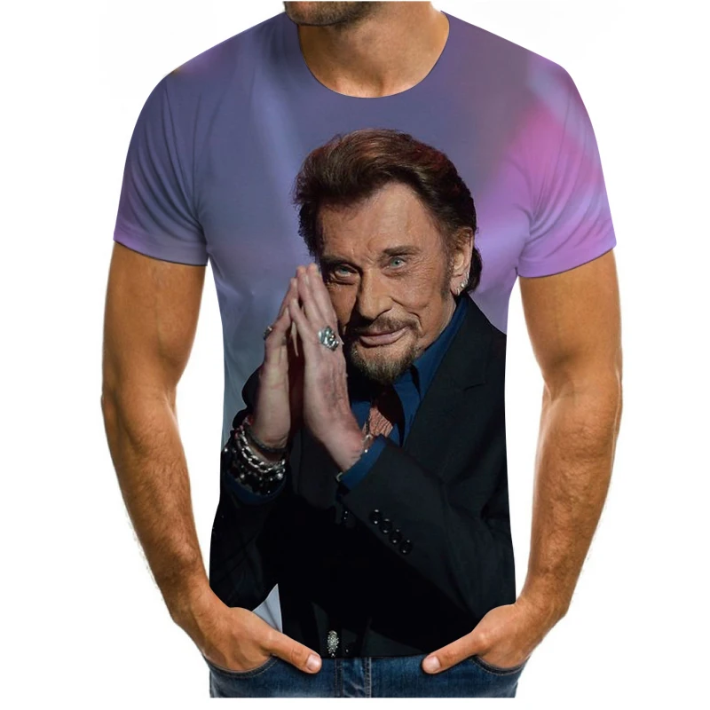 

2021 summer new style fashion charm beautiful boys and girls 3D printing pattern men suitable for casual T-shirt clothing