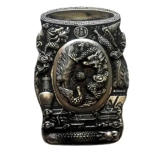 

China handmade fine stationery silver plated Yantai Phoenix collection