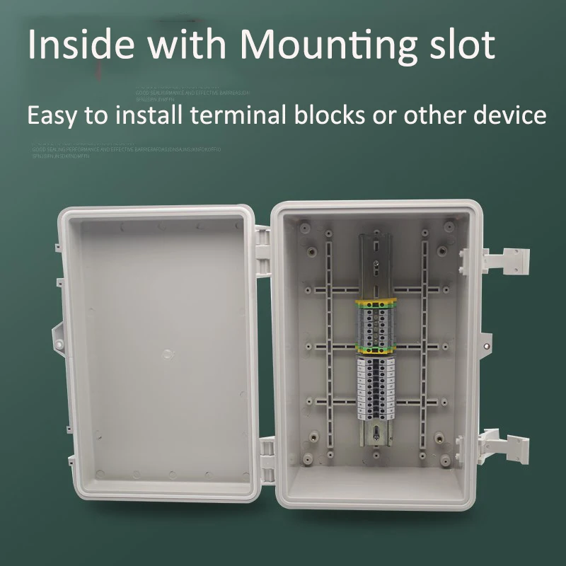 Electrical Waterproof Wall mounted Outdoor enclosure Junction box IP65 Enclosure Box Electronic Project Plastic Instrument Case |