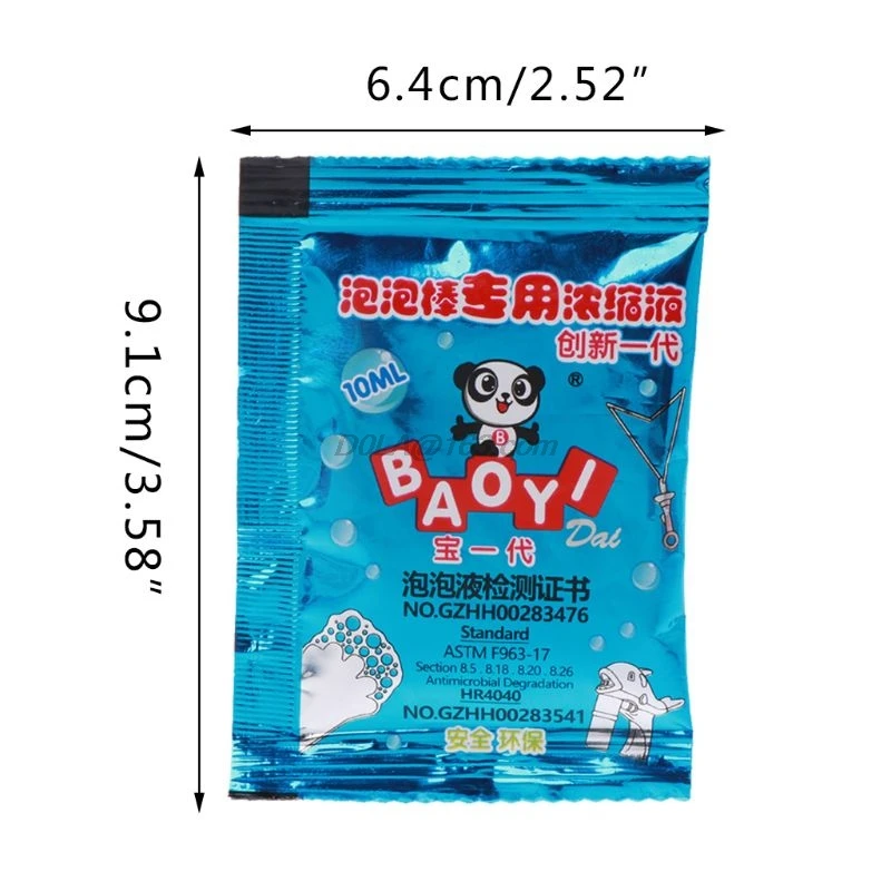 

New 100ml Concentrate Bubbles Liquid Soap Water Bubble Gun Accessories