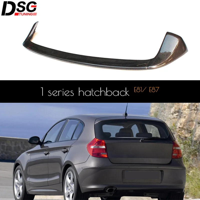 Задний спойлер E87 из углеродного волокна для BMW 2004 2011 116i 120i 125i 1 серия|carbon fiber spoiler