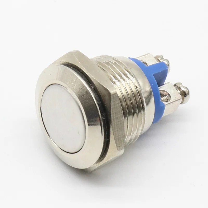 16 мм Кнопка запуска звукового сигнала мгновенный металлический кнопочный