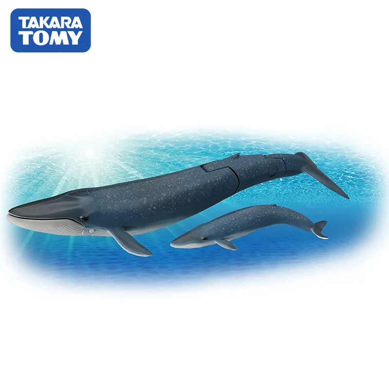 Takara Tomy ANIA Animal Advanture AL 11 голубые киты 2 шт. ABS фигурки Детские развивающие