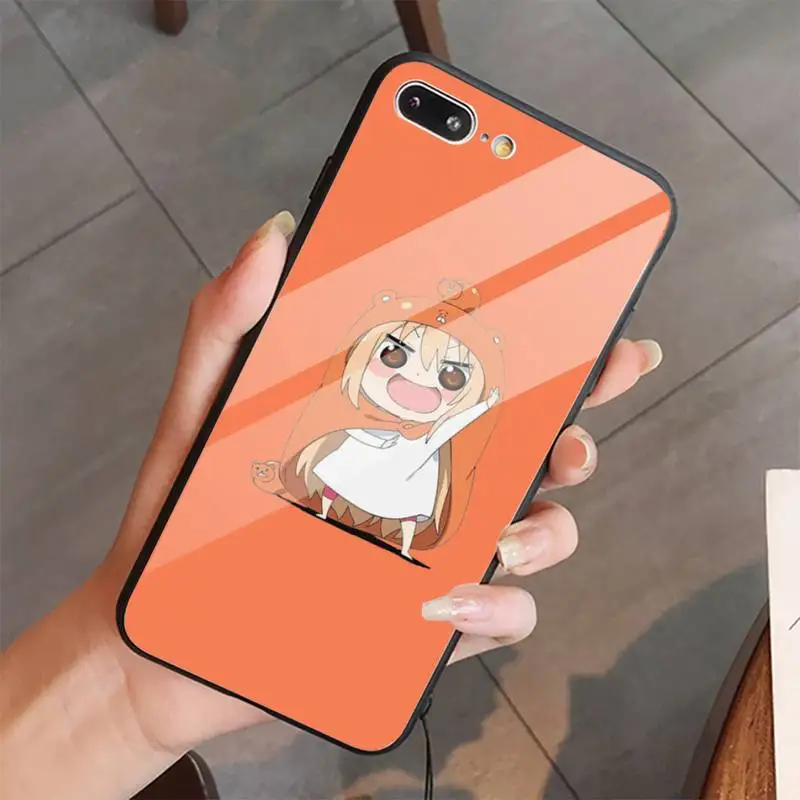 

cute Umaru chan Anime Doma Umaru Phone Case Tempered glass For iphone 5C 6 6S 7 8 plus X XS XR 11 PRO MAX