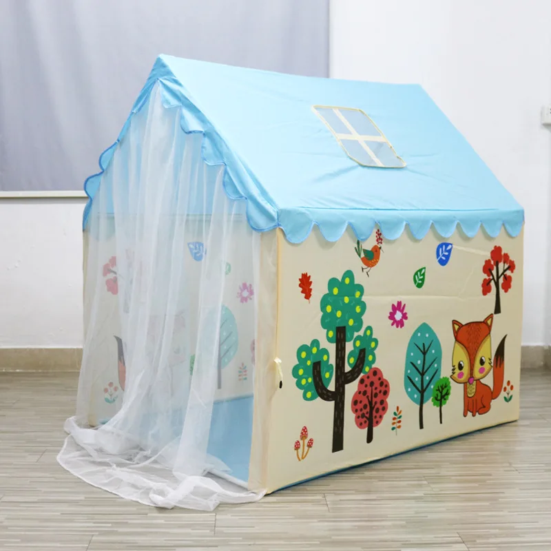 Палатка для детей спальни уличный домик игрушка Замок принцессы девочек и