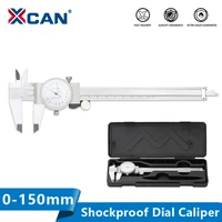 xcan caliper 0 150mm accuracy 0 02mm dial gauge shockproof vernier caliper stainless steel gauge meter measure tool