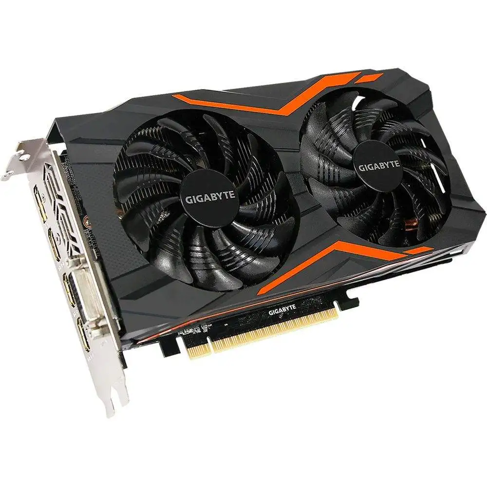 Б/у видеокарта GABYTE RX570 4 Гб 256 бит GDDR5 графические карты для AMD RX 500 серии DisplayPort HDMI DVI |