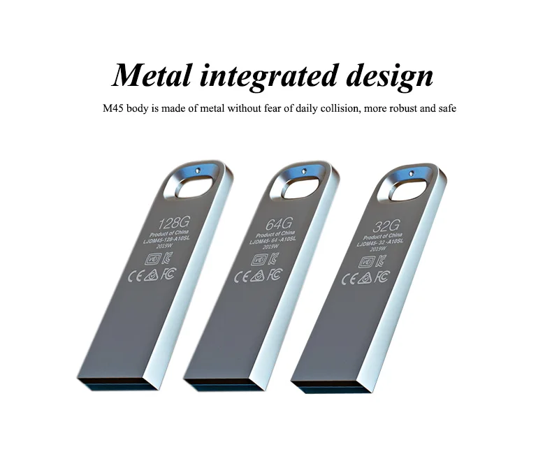 Lexar Jumpdrive M45 флеш-накопитель USB 3,0 Max 100 МБ/с. металлический флеш-накопитель 128 Гб 64 Гб оперативной памяти, 32 Гб встроенной памяти, флэш-накопитель USB флеш-накопитель
