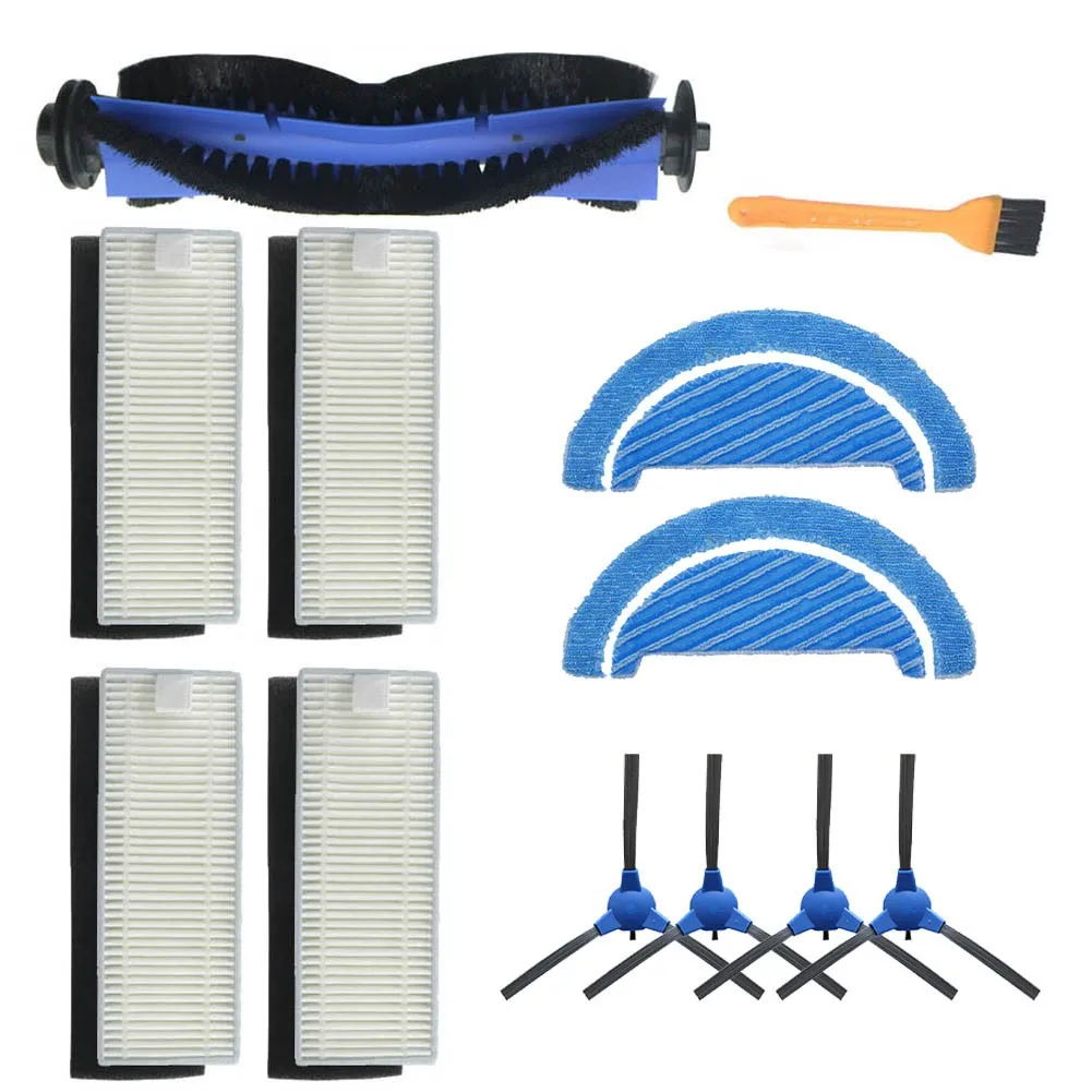 

Robot Side Brush For Cecotec Conga Excellence 1090 Main Brush Filter Set 1*main Brush, 4*side Brush, 4*filter