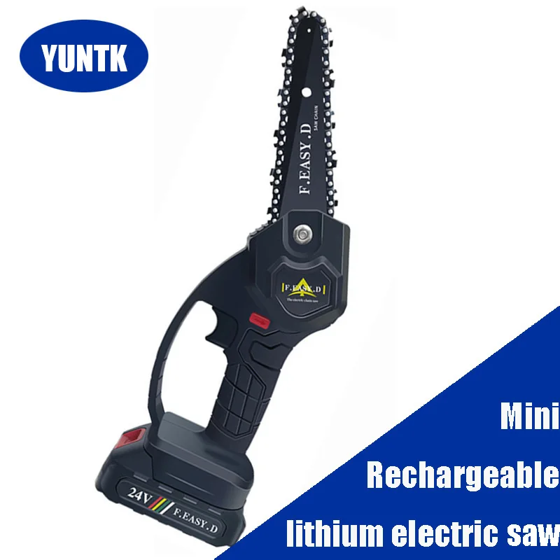 

6 Inch Mini Pruning Saw Electric Chainsaws Removable For Fruit Tree Garden Trimming Power Tools With Lithium Battery One-Handed