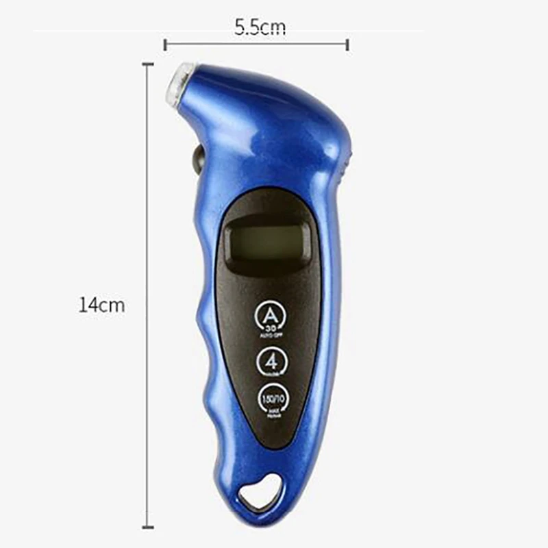

1 Pcs New Tire Air Pressure Gauge & 1 Set Digital Tyre Inflator, Portable Air Compressor Tyre Pump