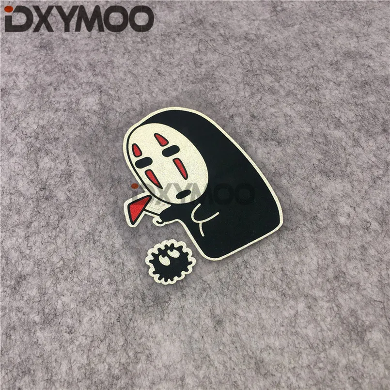 

Car Styling and Decals Classic Cartoon Film No Face Man Black Ghost Cute Umbrella Motorcycle Stickers 12x9cm