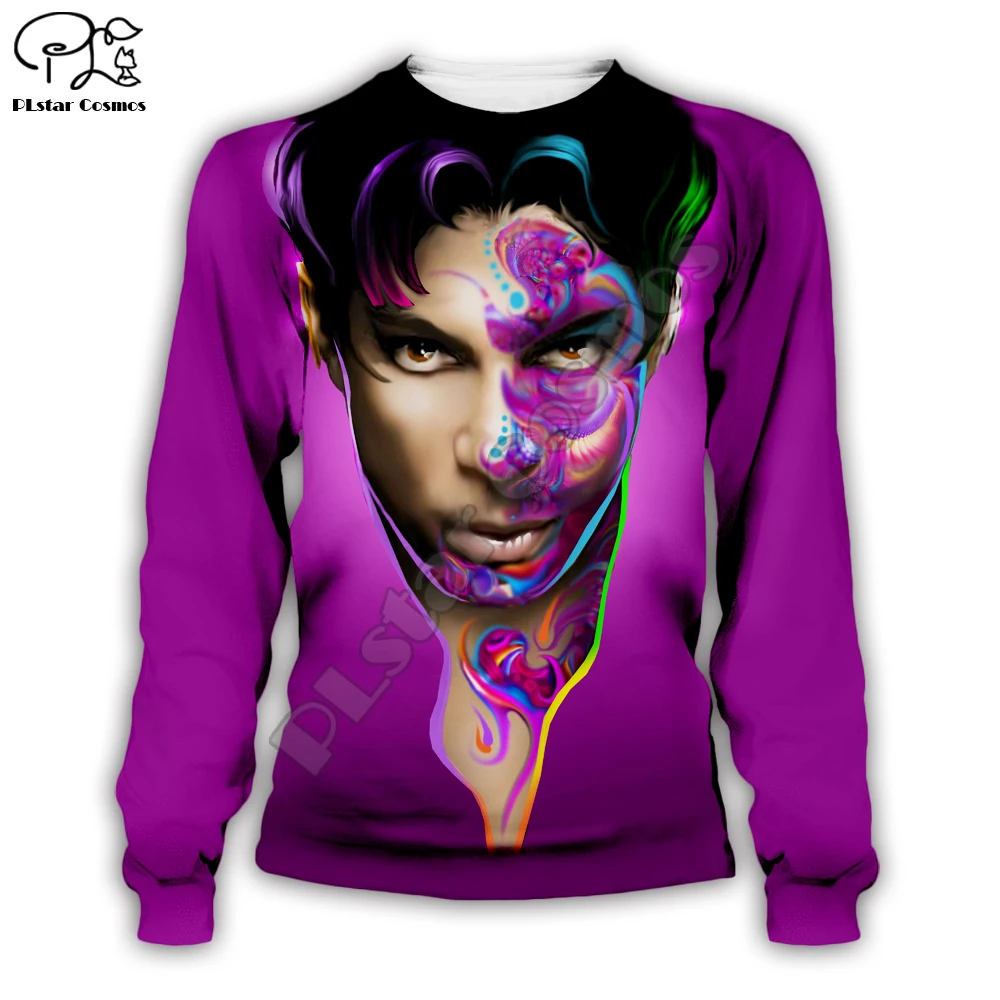 sweatshirt Известный певец Принс(Роджерс Нельсон) печати толстовки для женщин мужчин 3d печатных толстовка унисекс Повседневный пуловер Топы 7XL - Цвет: sweatshirt