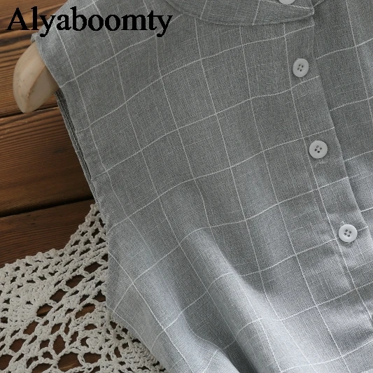 Женский Длинный клетчатый сарафан в Корейском стиле повседневное элегантное