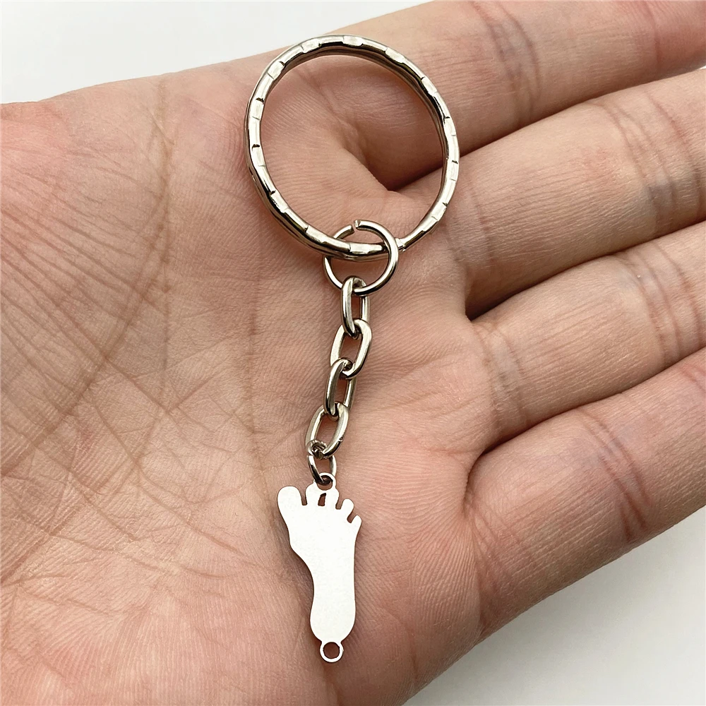 Милые маленькие ножки кулон брелок металлический Шарм Брелоки diy брелоки для