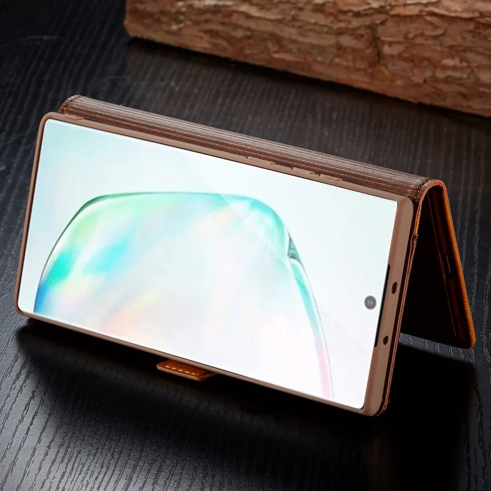 Элегантный роскошный флип-чехол-бумажник для Samsung Galaxy Note10 Plus 5G чехол S10 S9 S8