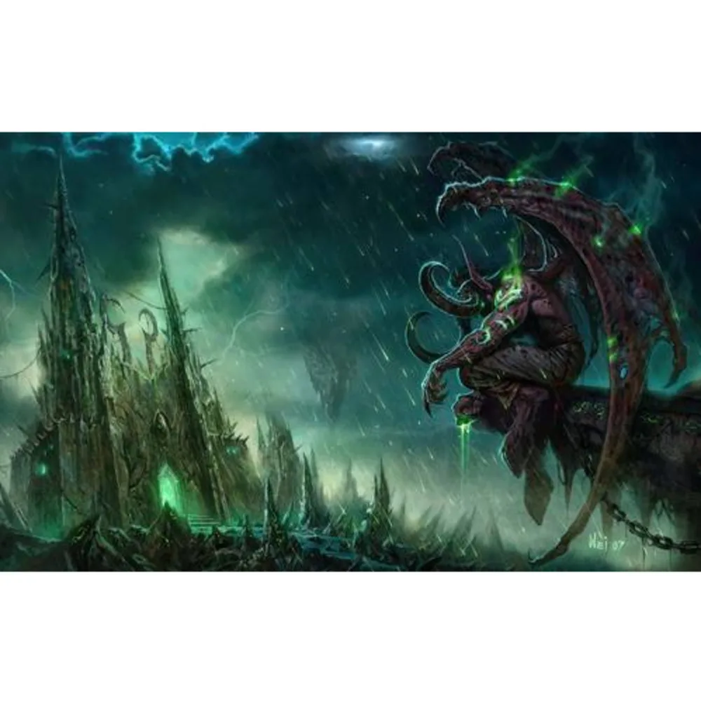 

World Of Warcraft Cross Stitch Embroidery Kit Needlework Craft Set Cotton Thread Canvas Printed Home Decor Cartoon New Design