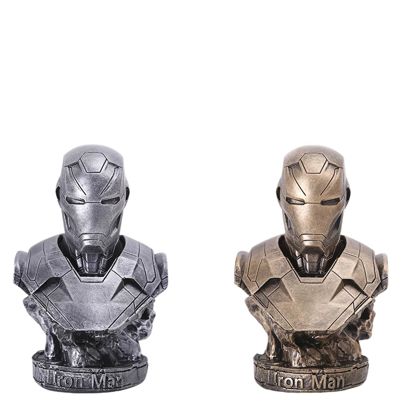 

Marvel, Avengers, GK Resin Model 18CM Iron Man Bust Model, Cartoon and Film Figure, for Children's Family