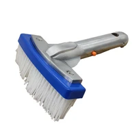 pool brush 5 5 inch cleaning brush with handle for swimming pool bathtub and aquarium cleaning brush for wall tile floor