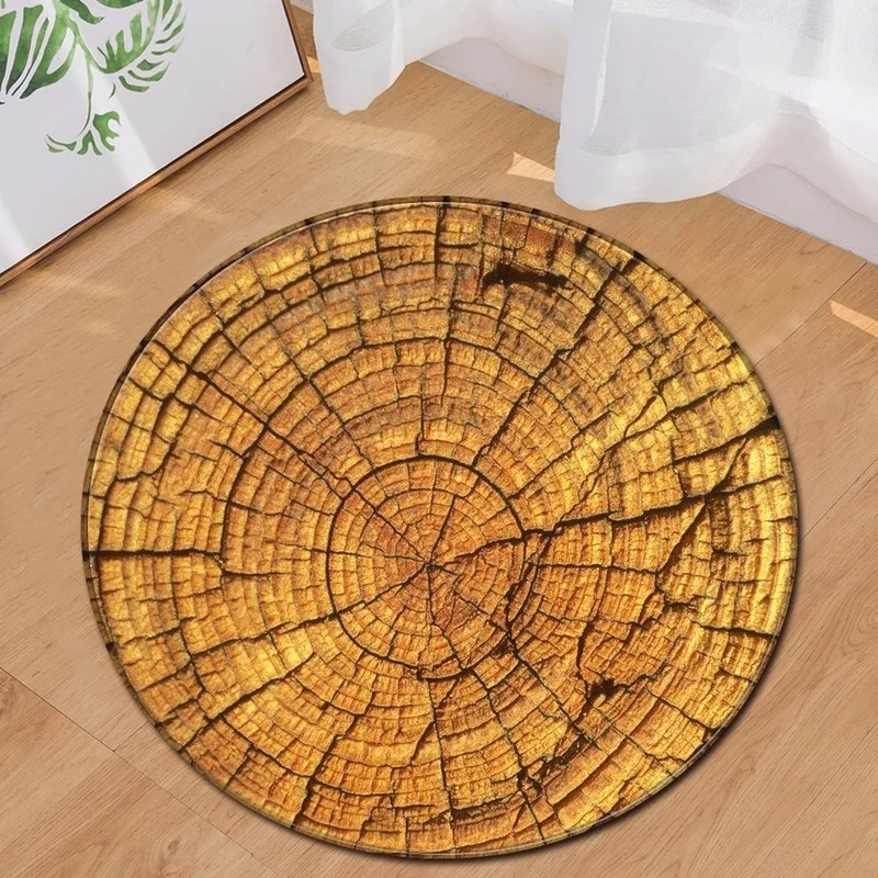 

Tree Rings Carpet Bedroom Decoration Carpet Decoration Salon Corridor Carpet Living Room Decoration Floor Mat