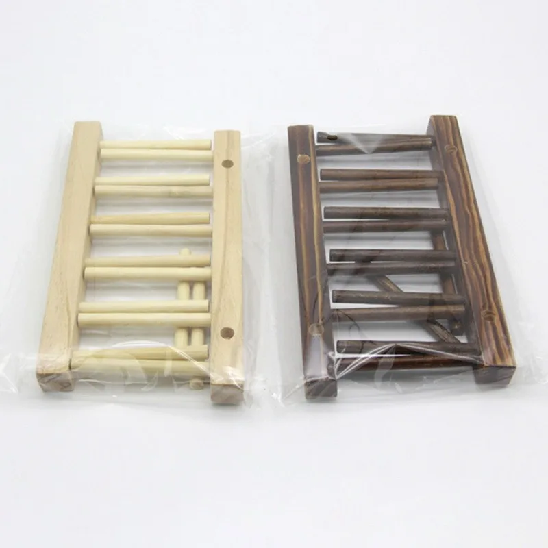 Подставка для хранения посуды органайзер тарелок сушилка деревянная подставка