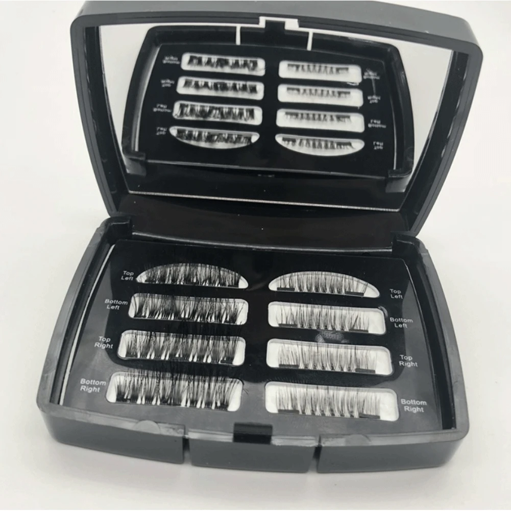 

2pairs 3D Mink Hair False Eyelashes Natural Reusable Thick Long Eye Lashes Makeup Beauty Extension Tools