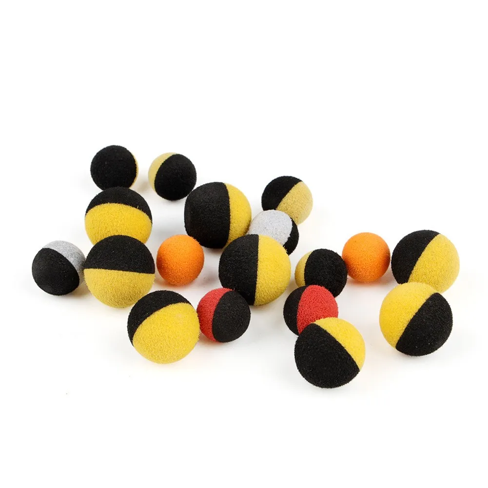 

10/14mm EVA Foam Bait Artificial Bait Carp Fishing Pop-up Boilies Bait Ball Hair Rig Ronnie Rig Lure Fishing Bait Floating Ball